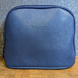 Lune + Aster Dark Blue Cosmetic Make Up Bag